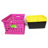 Collage Crate W/Bin