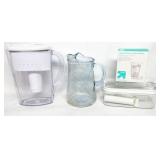 Filtered Water Jug W/Glass Pitcher