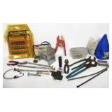 Assorted Tools,Pipe Wrenches,Nails,Sockets
