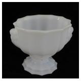 E.O.Brody Co Milkglass Dish 5.5'T