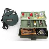 Tackle Box W/Tackle, Canteen