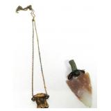 Arrowhead Pendent W/Sterling Necklace