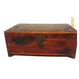 Vintage Cedar Box W/Key