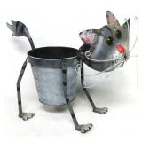 Metal Cat Planter