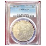 1881O PCGS AU58 Morgan Silver Dollar
