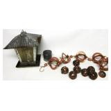 Bird Feeder W/Wind Chime,Garden Decor