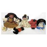 Handmade Black Americana Cloth Dolls