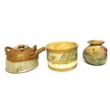 Pottery Teapot.Pottery Planter,Vase
