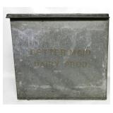Vintage Metal Better Maid Dairy Prod Box