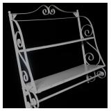 Vintage Bath Shelf 2Ft Wx27'T Has Wood Shelves
