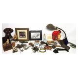 Vintage Items, Desk Lamp, Prints, 2 Many Things