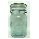 #10 Atlas Blue Mason Jar
