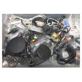 Tote Full Of Electronic Cords
