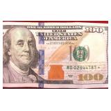 $100 2013 Star Note Ser# MD02944787*
