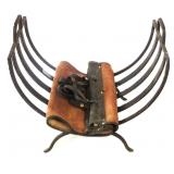 Fold Up Log Holder W/Log Bag