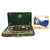 Coleman Propane Stove W/Intex Twin Mattress