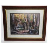 Kevin Daniel Home Interior Deer Print 35'x29.5'