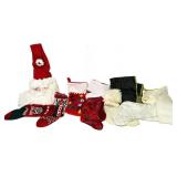 Tree Skirts,Stockings,Plush Santa Head