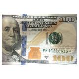 $100 2017A Star Note Ser# PK11218615*