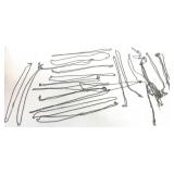 15 Plus Silvertone Necklaces 24'