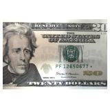$20 2017A Star Note Ser# PF12650677*