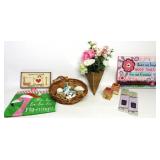 Home Decor,Basket Of Seashells,Incense,Signs,Etc