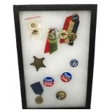 Collectable Vtg Items, Shirt Pins,Ribbons,Etc
