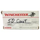 Winchester 50 Count 380gr Full Metal Jacket