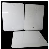 3 Aluminum Blank Signs 24'x18'