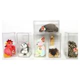 Collectable Beanie Babies In Cases