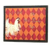 Rooster Oil On Canvas Wall Art 22.5'x19'