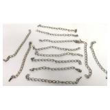 12 Qty Silvertone Bracelets