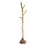 Handcrafted Log Coat/Hat Tree 70'T