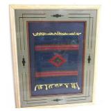 Framed Southwestern Rug 33'x41'
