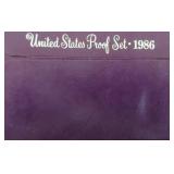 1986 US Clad Proof Set w/Cert