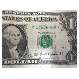 $1 2021 Star Note Ser# K10636460*