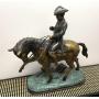 Benji Bronze Statue, Louis XV Large Reproduction