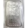 10oz Troy Fine Silver Art Bar, Lady Liberty Style