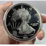 12oz Troy Silver Eagle Style Round in Capsule .999