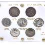 U.S. Half Dollars Type Set, High End w/ Bust Half