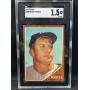 1962 Mickey Mantle Topps SGC 1.5