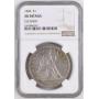 1846 Seated Liberty Dollar, NGC AU Details Cleaned