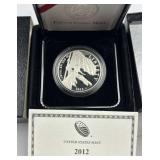 2012 Silver Proof Star Spangled Banner, 90%