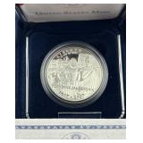 2007 Silver Proof Jamestown Commem, 90%