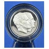 1973 LBJ Sterling Silver Proof Inaugural Medal