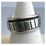 925 Sterling Silver Spinner Ring, Mexico