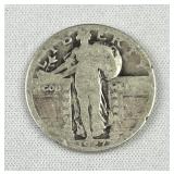 1927 Standing Liberty Silver Quarter, US 90%