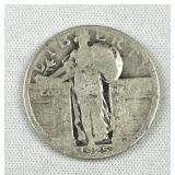 1925 Standing Liberty Silver Quarter, US 90%