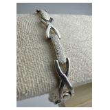 925 Silver XO Link Bracelet