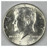 1964 JFK 90% Silver Half Dollar, Uncirculated